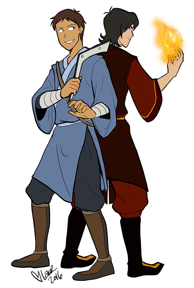 Space Sokka and Zuko