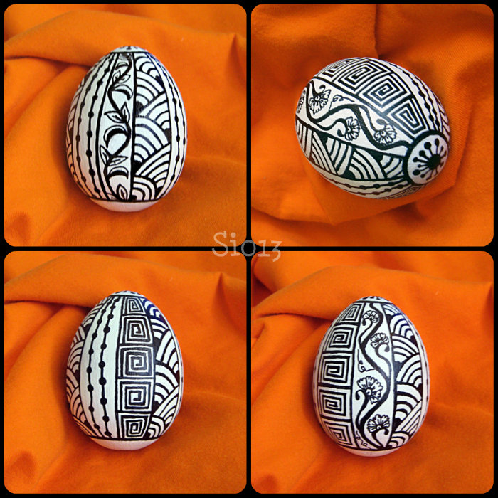 zentangle egg