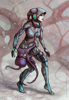 Biopunk character concept