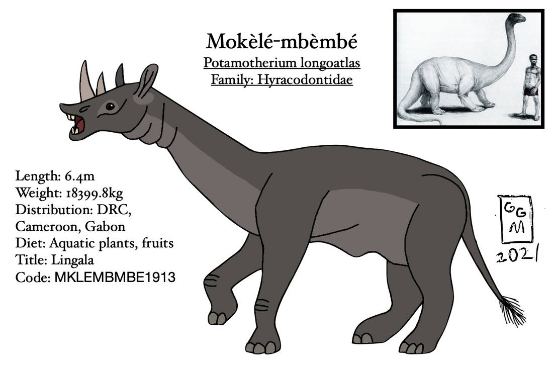Mokele Mbembe by ememmatt.deviantart.com on @DeviantArt