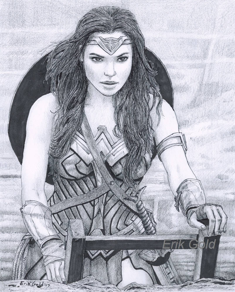Wonder Woman Rises From The Trenches By Erikgold On Deviantart