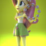 Fluttershy Blender Test