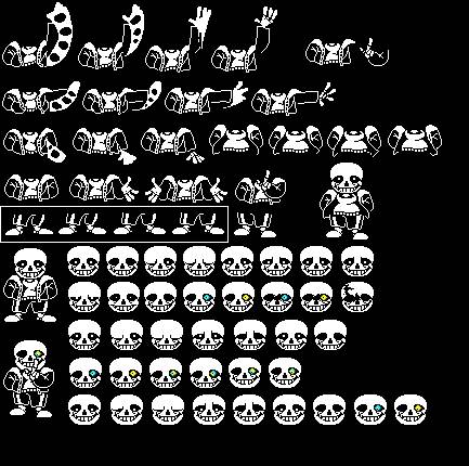 Undertale) Sans battle sprites by MrMemehog on DeviantArt