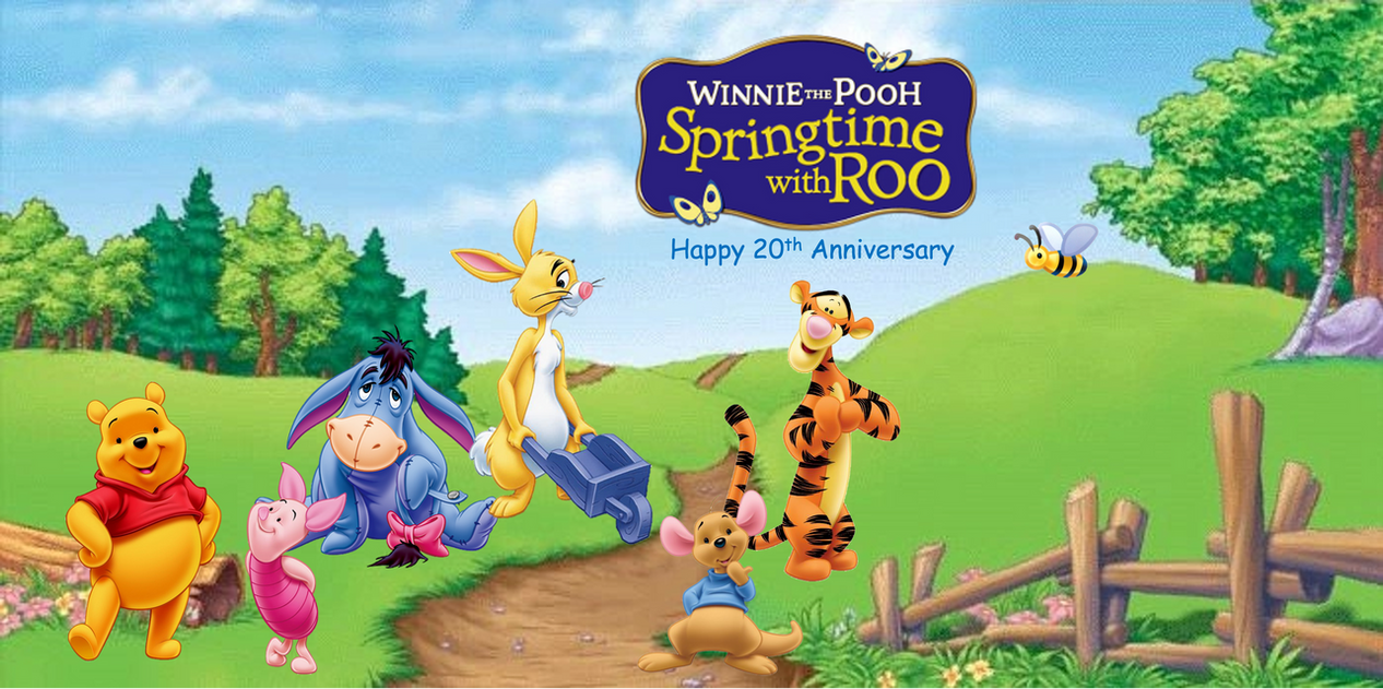 Me And Rabbit Springtime With Roo Springtime With Roo 20th Anniversary by darkmeowser on DeviantArt
