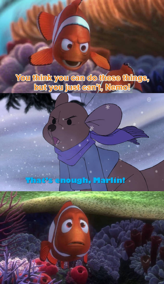 Marlin Getting Rizzy Roo Says Enough To Marlin by darkmeowser on DeviantArt