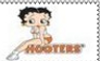 Hooters Betty Boop Stamp