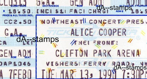 Alice Cooper Concert 3-13-90