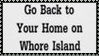 Home On Whore Island Stamp by dA--bogeyman