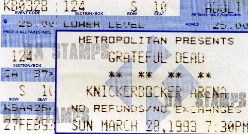 Grateful Dead Concert 3-28-93