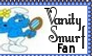 Vanity Smurf Fan Stamp