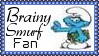 Brainy Smurf Fan Stamp