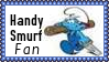 Handy Smurf Fan Stamp