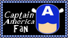Marvel Comics Captain America Fan Stamp