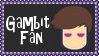 Marvel Comics Gambit Fan Stamp