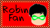 DC Comics Robin Fan Stamp by dA--bogeyman