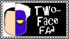 DC Comics Two-Face Fan Stamp by dA--bogeyman