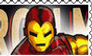 Marvel Cover Art Iron Man Stamp