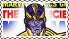 Marvel Cover Art Thanos Stamp
