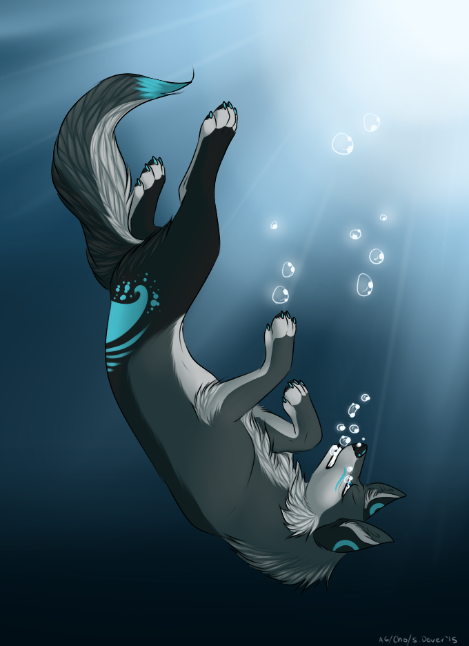 Drowning In My Own Mind by CreampuffGoat on DeviantArt