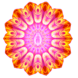 Feminine Flower Mandala by surreal1st1cp1llow