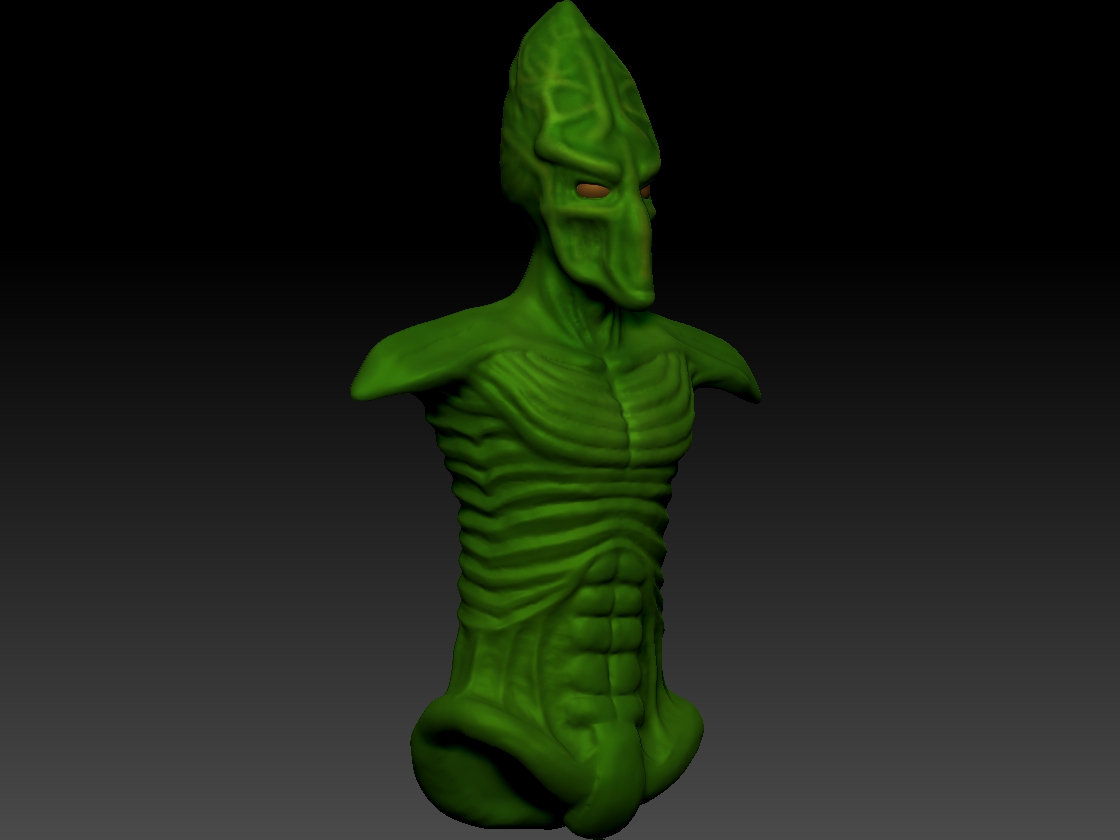 Sentient Corpse Sentient being torso render by danieldenta169 on DeviantArt