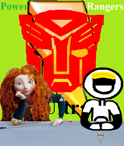 Logo with White Ninja and Merida