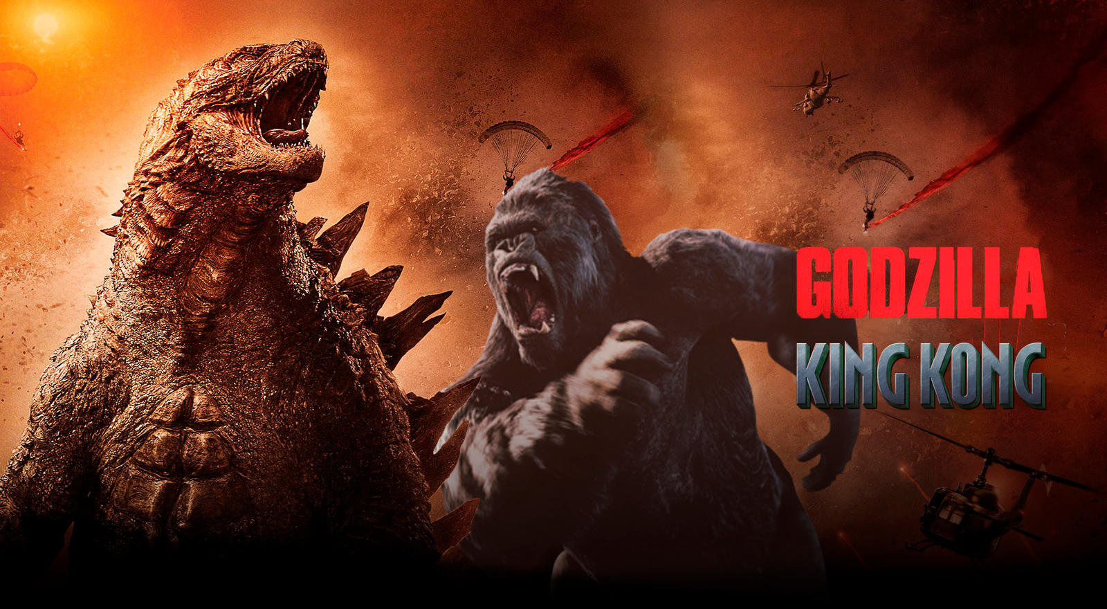 Godzilla vs king uzbek tilida. Кинг-Конг против Годзиллы 2020. Конг против Годзиллы 2020. Годзилла против Кинг Конга 2020.