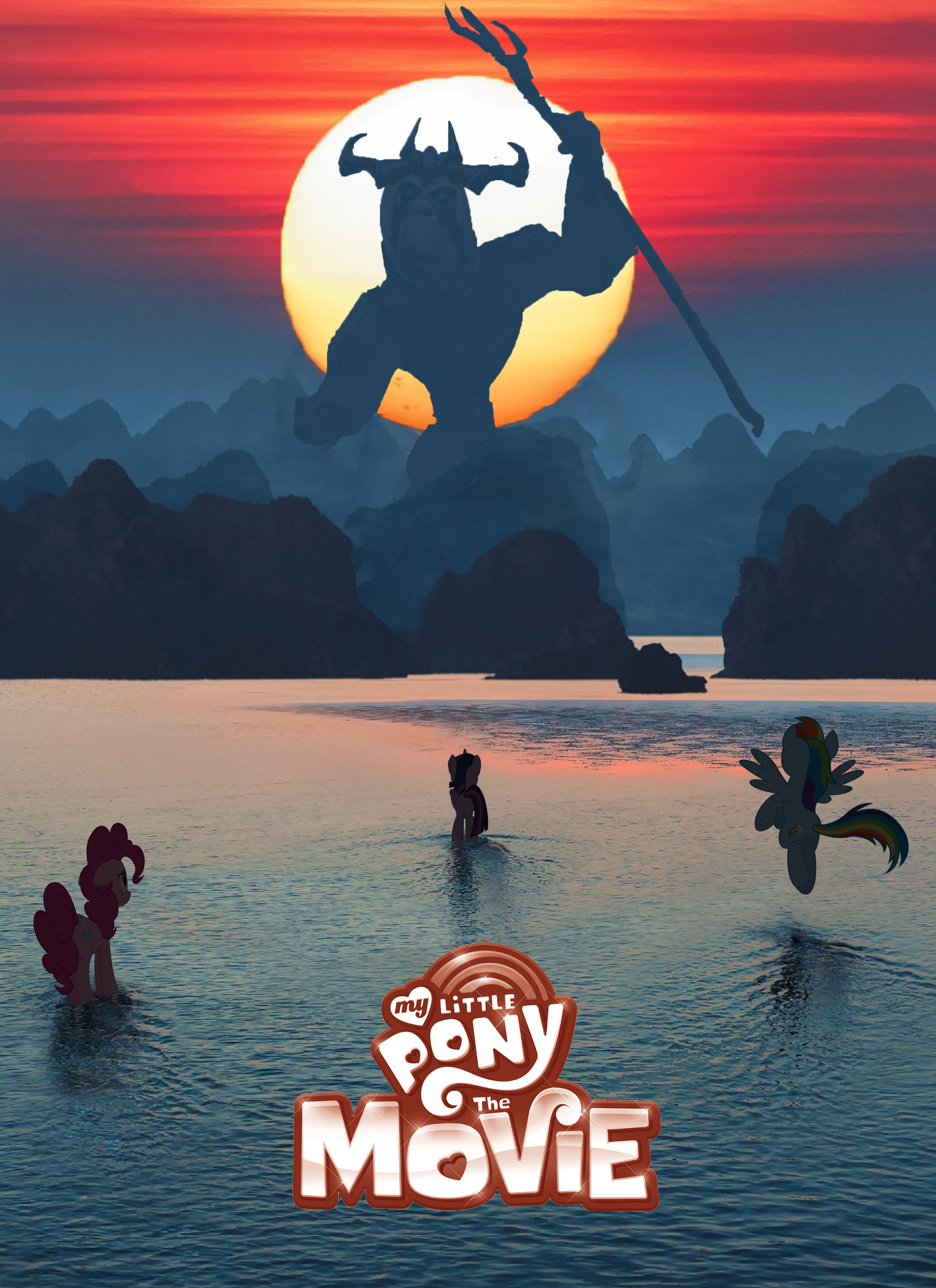 MLP THE MOVIE (skull island poster)