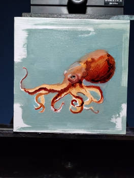 Octopus painting