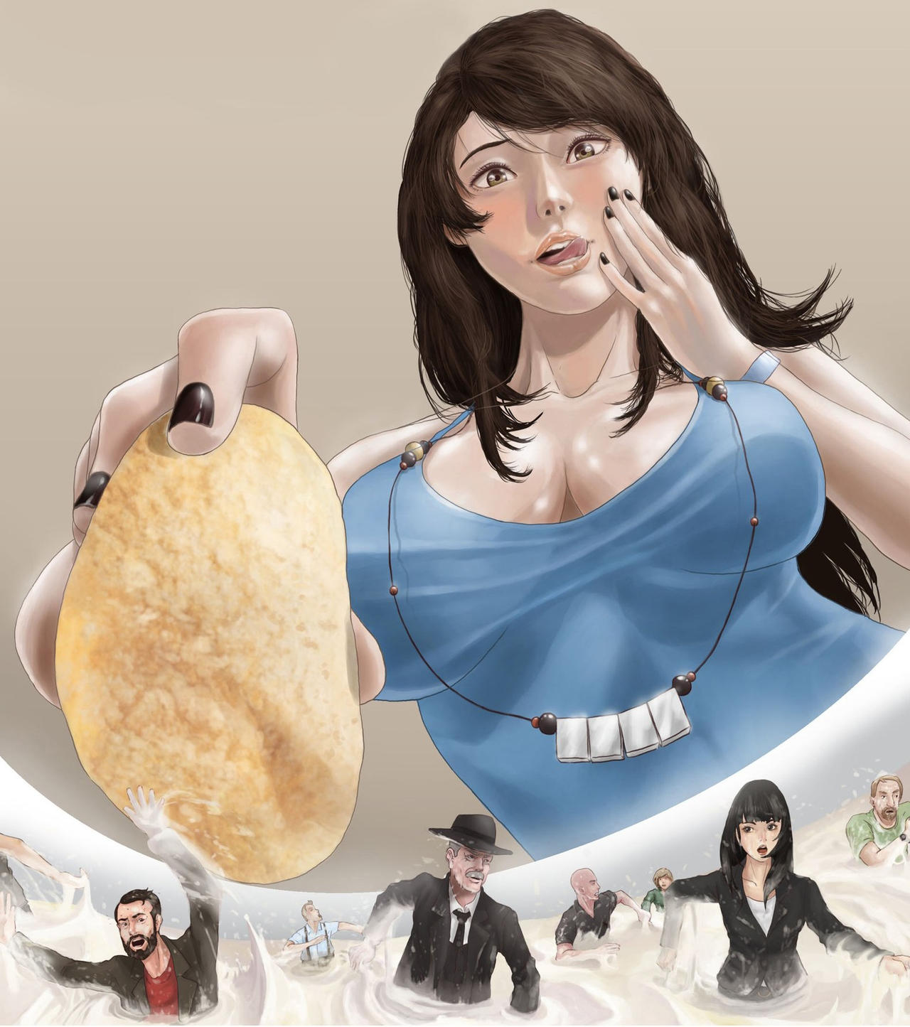 Sarah's Snack by ArkhamKnight870 on DeviantArt