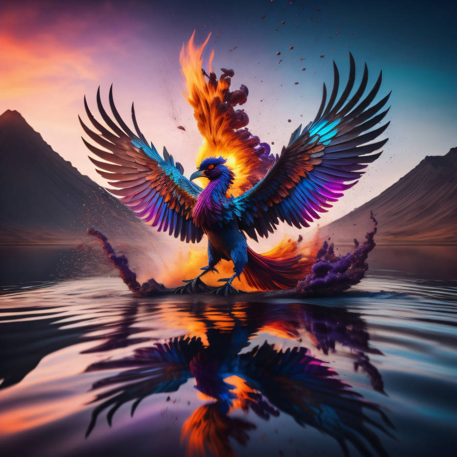 Phoenix Rising from the Ashes by AIGenius on DeviantArt