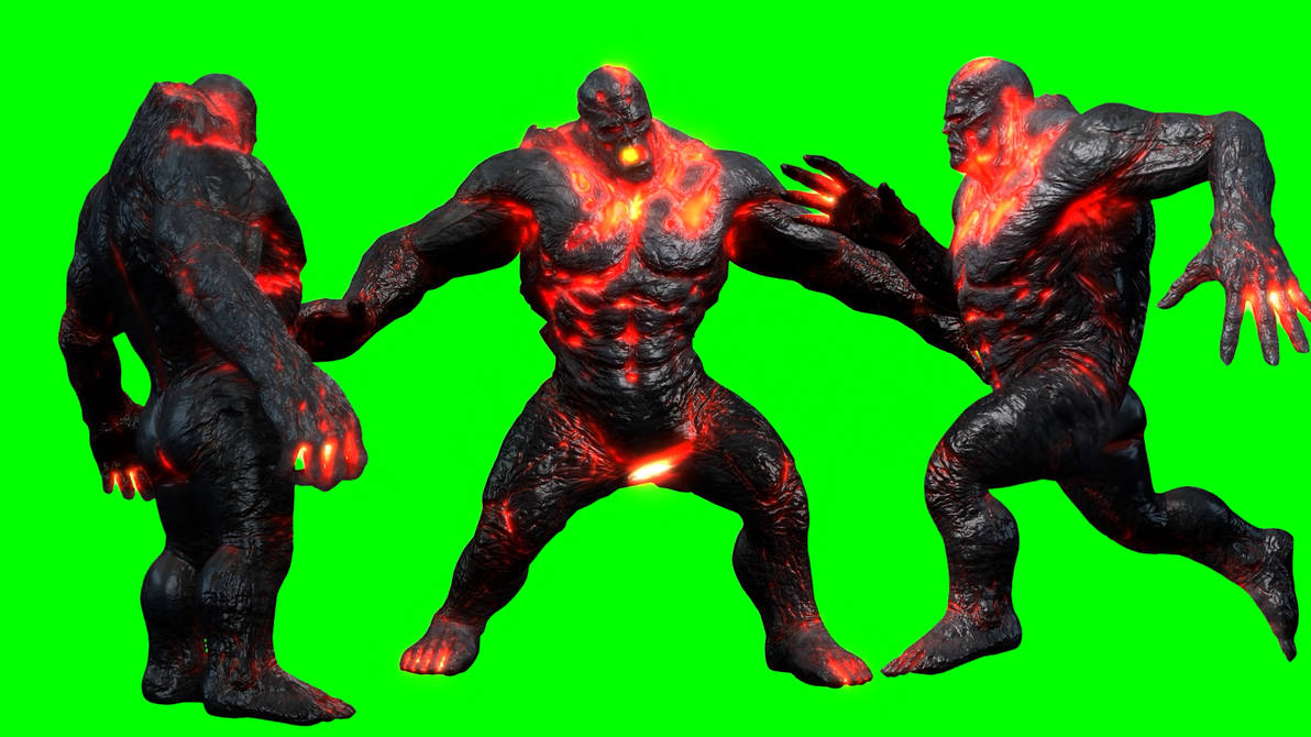 Volcano Monster by sajidkhan2150 on DeviantArt