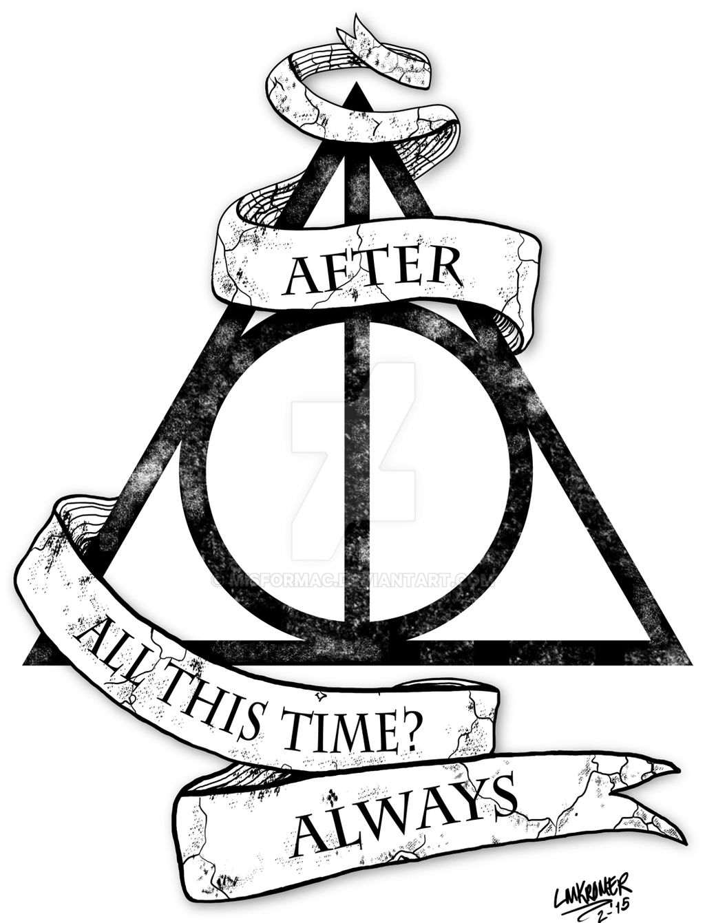 Deathly Hallows Tattoo Inspired by Harry Potter