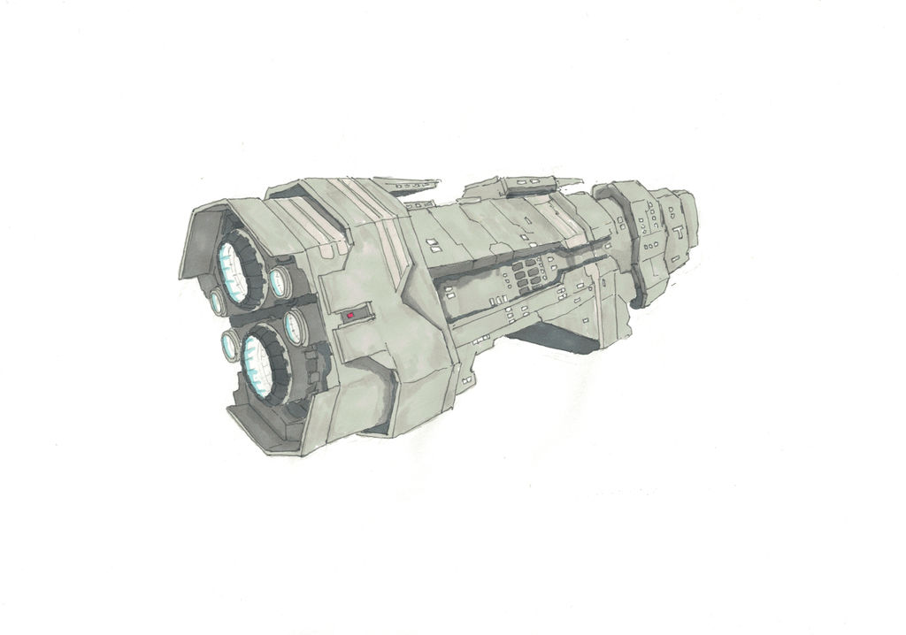 UNSC Cruiser by Emyl-Eikenaar on DeviantArt