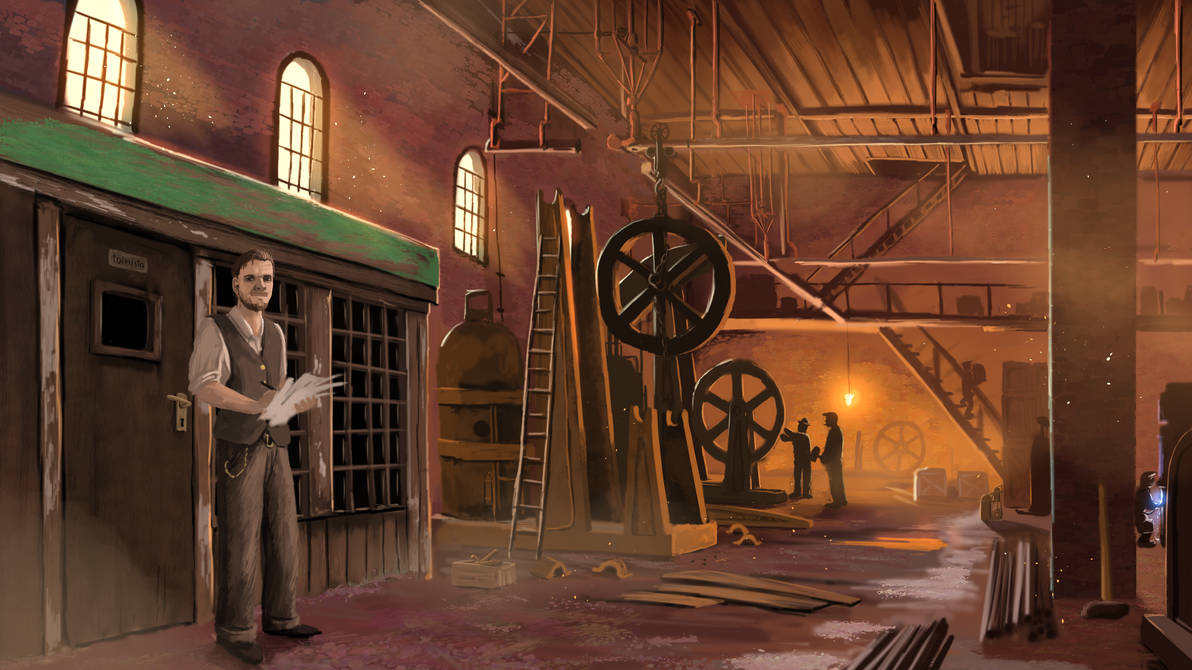 Steam engine workshop by Emyl-Eikenaar on DeviantArt