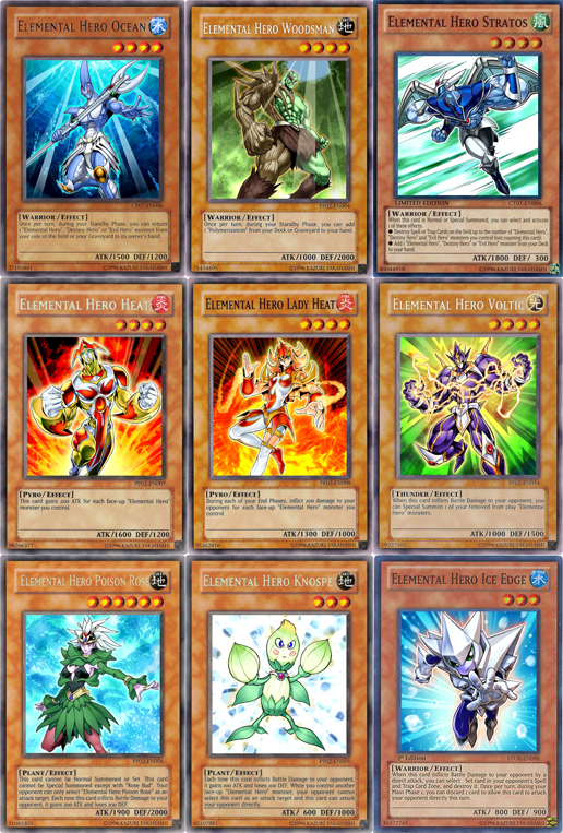 yugioh gx cards elemental heroes OCG: New may be 1st or Unlimited Edition Gx Manga Elemental Heroes by