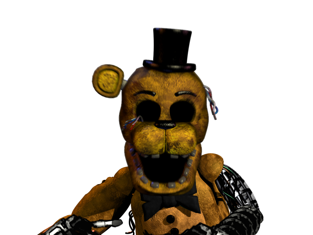 3D Render: Withered Freddy Transparent by MegaMario2001 on DeviantArt