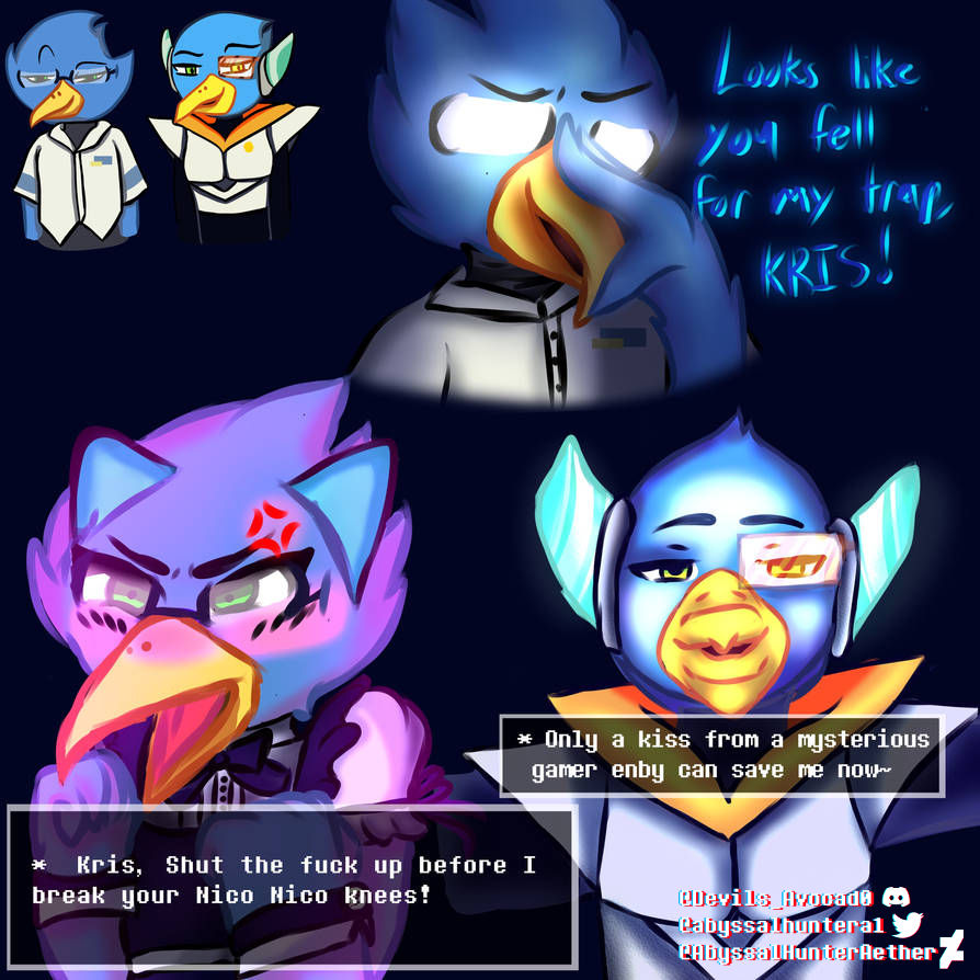 Berdly by AbyssalHunterAether on DeviantArt