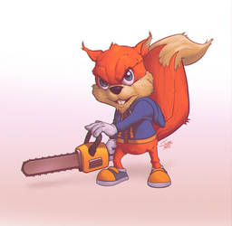 Conker the squirrel