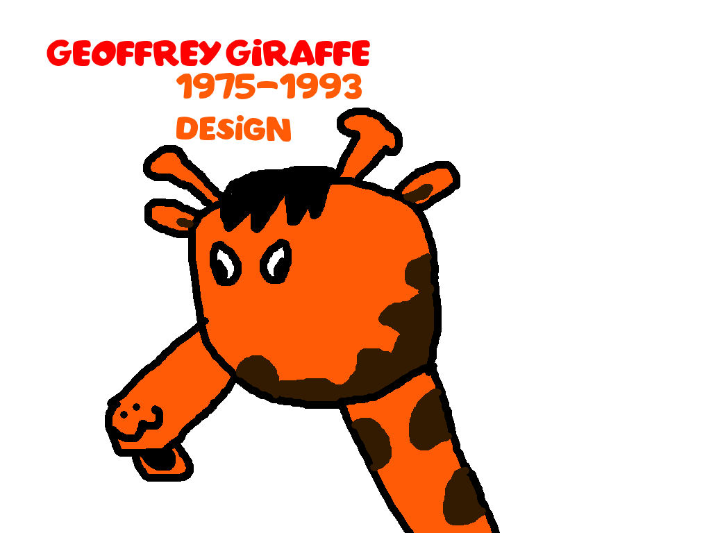 Geoffrey Giraffe 1975-1993 design by PikachuxAsh on DeviantArt