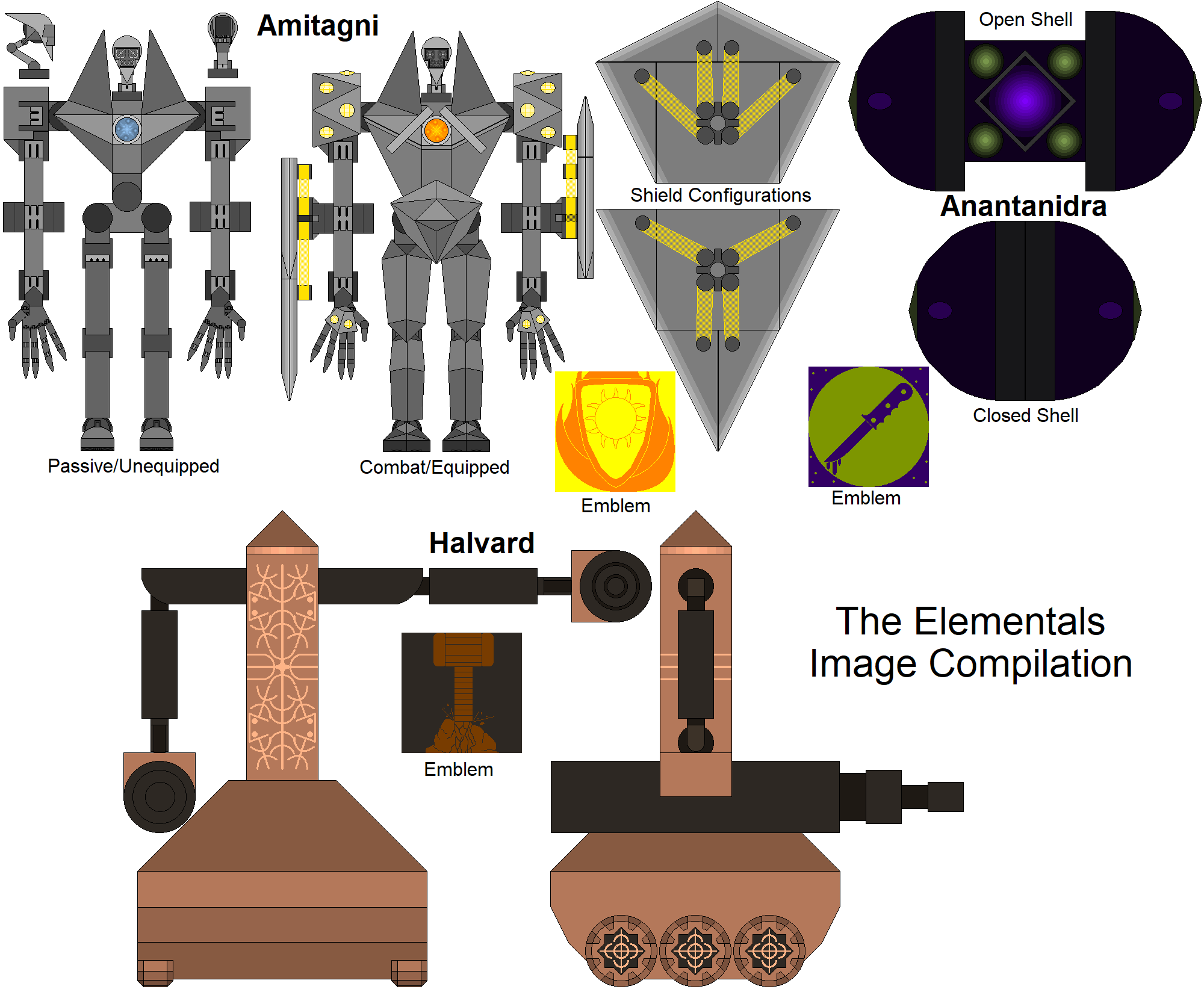 OC Compilations: The Elementals by I-Am-JarvisTM on DeviantArt