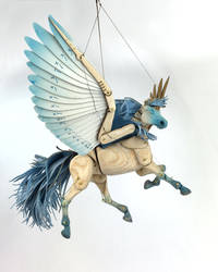 Blue Articulated Pegasus