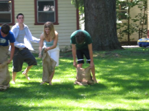 sack race