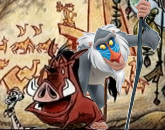 Rafiki, Timon and pumbaa by Rileyopal on DeviantArt