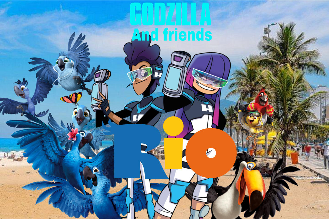 Godzilla and Friends: Rio arc by Rileyopal on DeviantArt