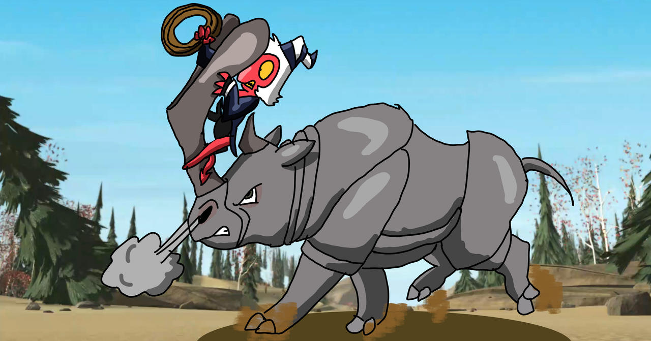 Rhino Riding pt 2 by Rileyopal on DeviantArt
