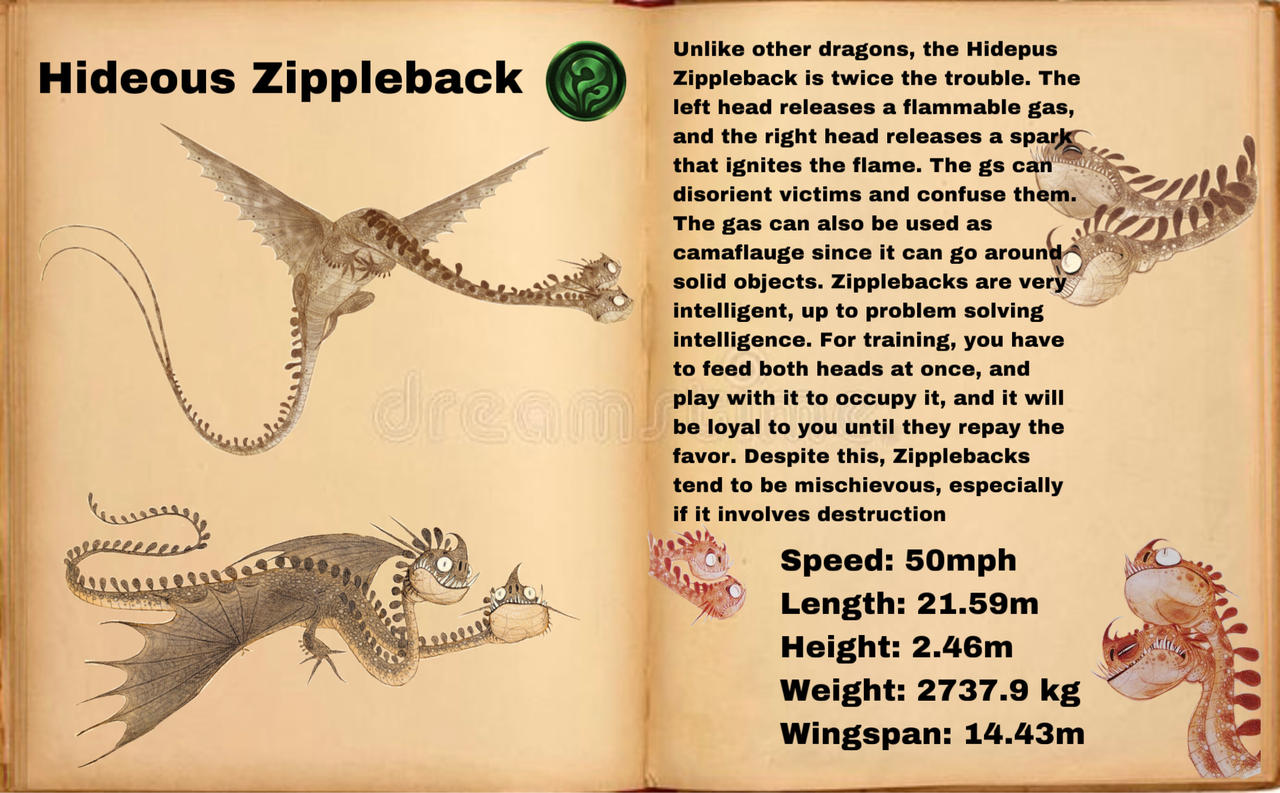 Hideous Zippleback entry by Rileyopal on DeviantArt