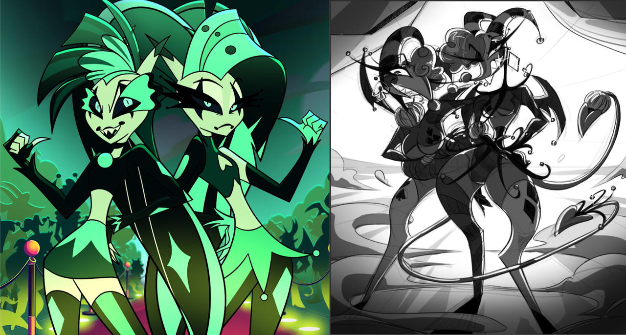 Glitz and Glam before and after by Rileyopal on DeviantArt