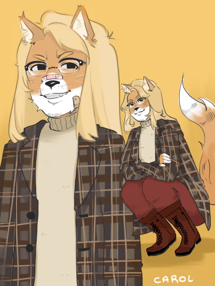 Fox Rabbit Fursona Fox Fursona Commission by SachikoTyan on DeviantArt