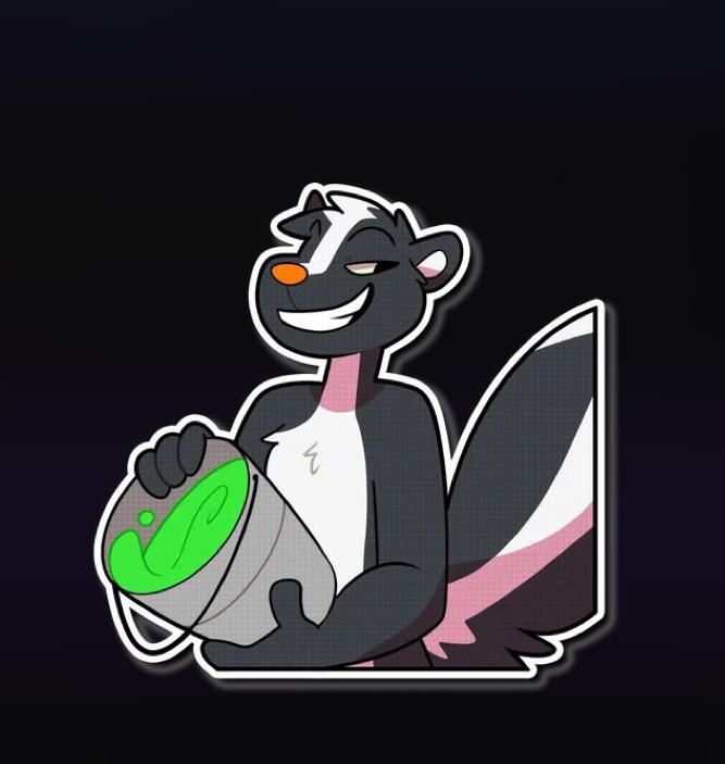 Slime Skunk Devious skunk looking to slime someone by PiesAreUs on DeviantArt